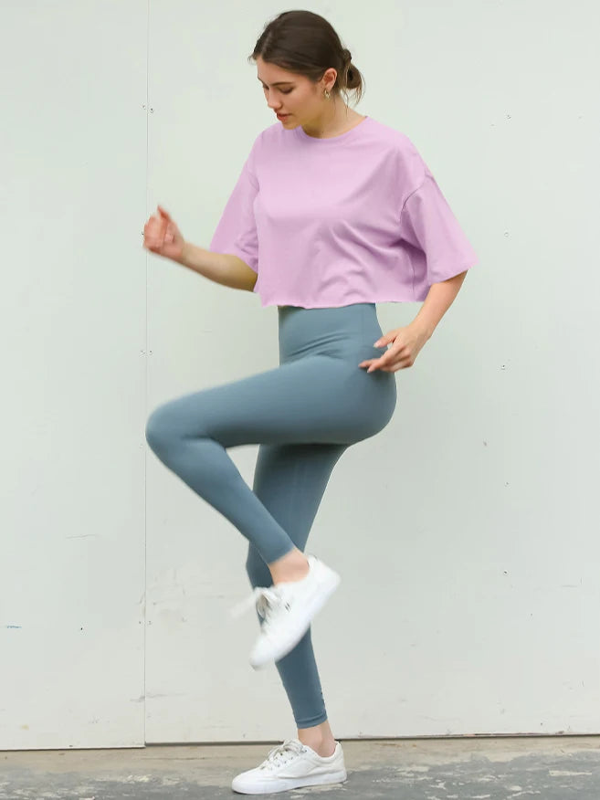 Camiseta de manga corta de las Spice Girls americanas para mujer