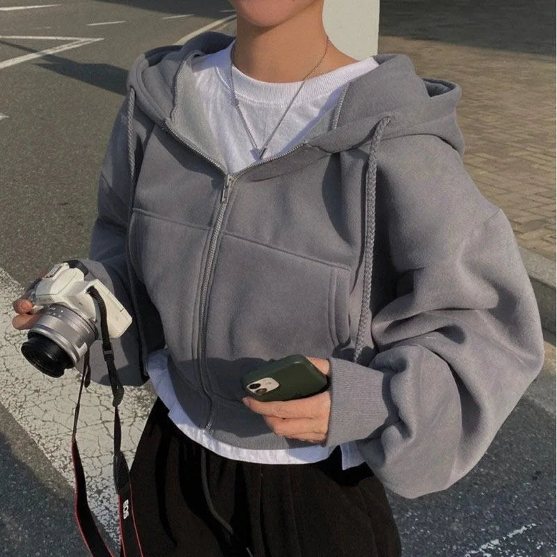 sudaderas con cremallera, chaquetas de manga larga