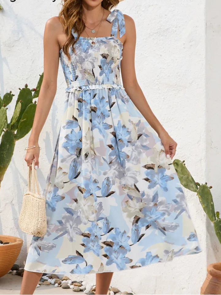 VigoCasey 2026 Vestido largo de verano con tirantes para mujer