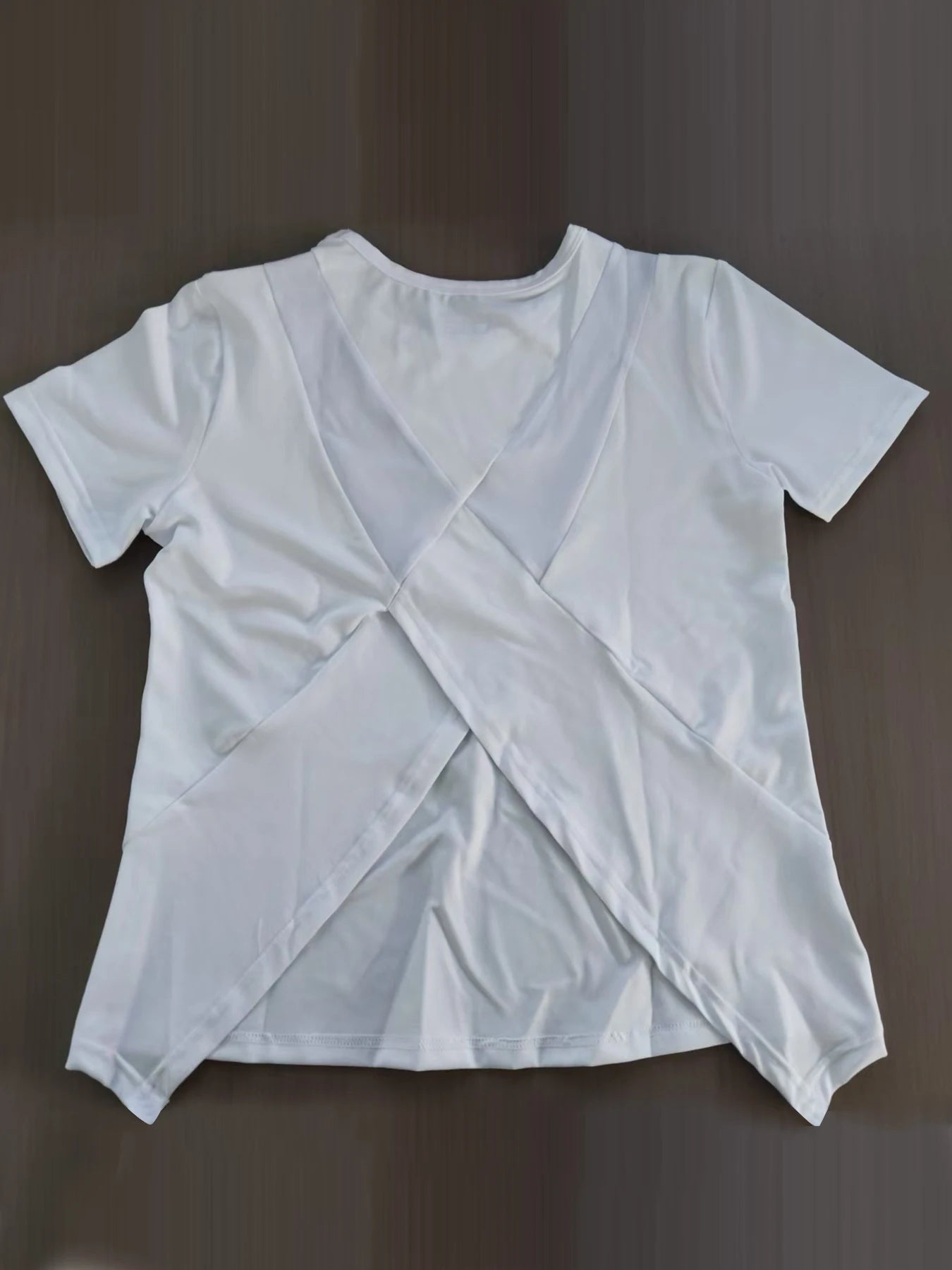 Conjunto de yoga para mujer, camiseta deportiva de verano, suelta y transpirable