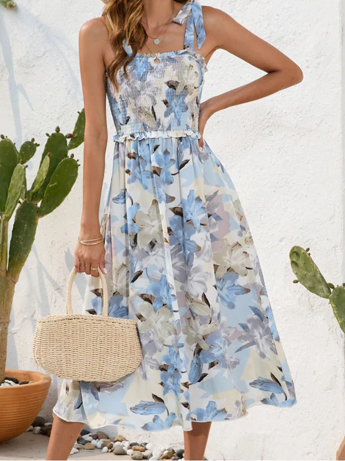 VigoCasey 2026 Vestido largo de verano con tirantes para mujer