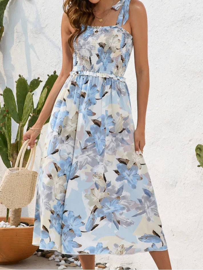 VigoCasey 2026 Vestido largo de verano con tirantes para mujer