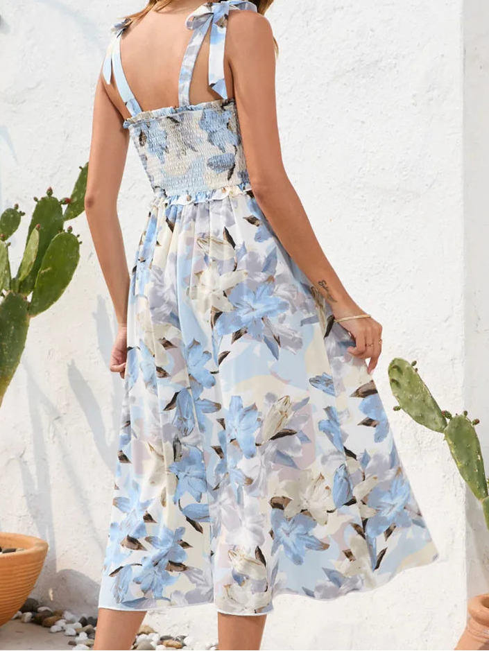 VigoCasey 2026 Vestido largo de verano con tirantes para mujer