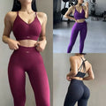 Traje de ejercicio de cintura alta para mujer para yoga, fitness, correr y estilizar