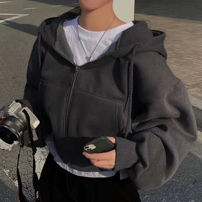 sudaderas con cremallera, chaquetas de manga larga