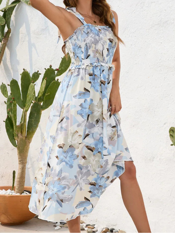 VigoCasey 2026 Vestido largo de verano con tirantes para mujer