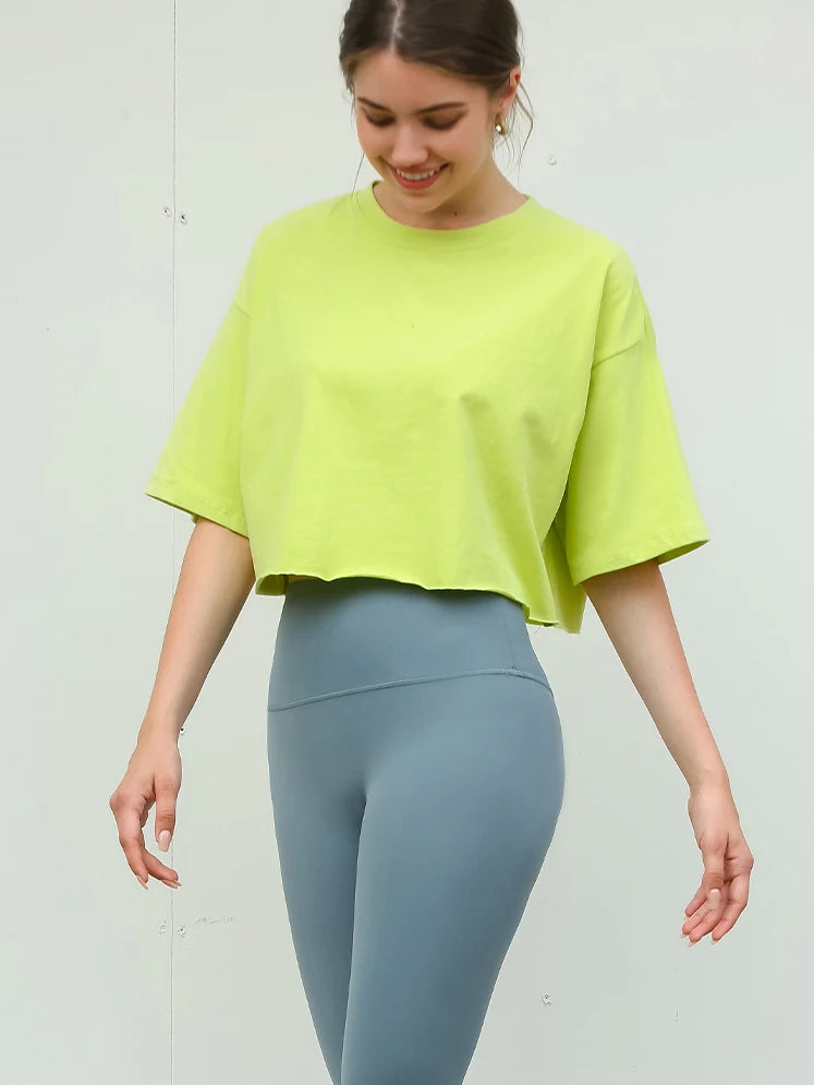 Camiseta de manga corta de las Spice Girls americanas para mujer