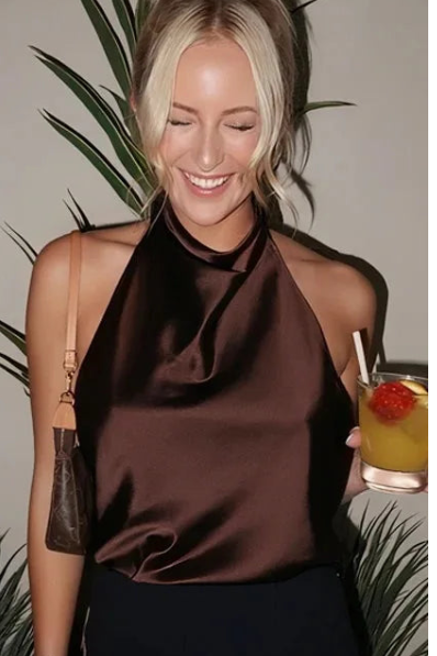 tops Sin Mangas Sin Espalda Descubierta Sin Mangas Corsé Con Hombros